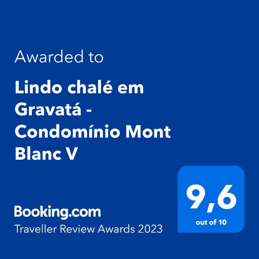 Lindo Chale Em Gravata - Condominio Mont Blanc V Екстер'єр фото